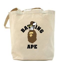 Шоппер A bathing ape peanuts - PrintSalon