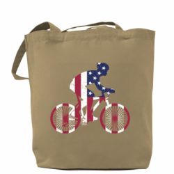 Шоппер American cyclist - PrintSalon