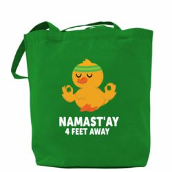 Шоппер Duck Namast'ay Away - PrintSalon