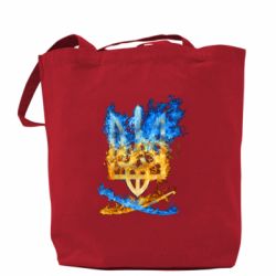 Шоппер Горящий гербу Украины - PrintSalon