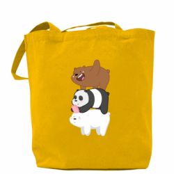 Шоппер Гризли Панда и Белый - PrintSalon