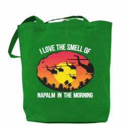 Шоппер I love the smell napalm, in the morning - PrintSalon