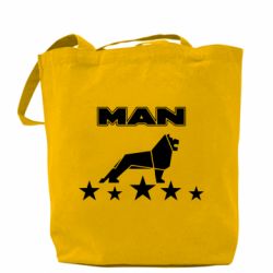 Шоппер Man lion and stars