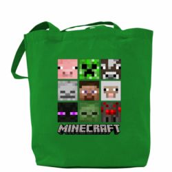 Шопери Minecraft character heads - PrintSalon