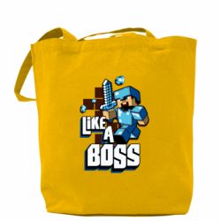 Шоппер Minecraft Like a Boss - PrintSalon