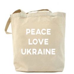 Шоппер Мир, любовь, Украина - PrintSalon