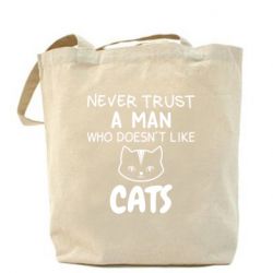 Шоппер Не любит котов - не доверяй - PrintSalon