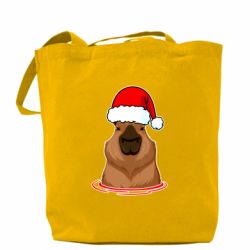 Шоппер Новогодняя капибара - PrintSalon