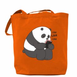 Шоппер Панда лайк - PrintSalon