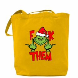 Шоппер The grinch f*ck them - PrintSalon