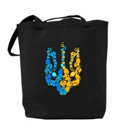 Шопери Тризуб квіти Україна - PrintSalon