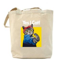 Шоппер Yes I Cat - PrintSalon
