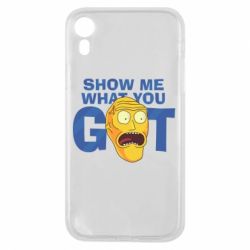 Чехол для iPhone XR Show me what you got - PrintSalon