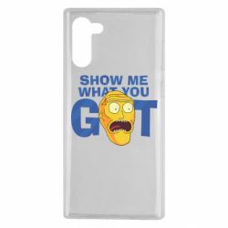 Чехол для Samsung Note 10 Show me what you got - PrintSalon