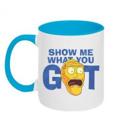 Чашка двухцветная 320ml Show me what you got - PrintSalon