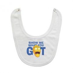 Слюнявчик  Show me what you got - PrintSalon