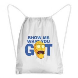 Рюкзак-мешок Show me what you got - PrintSalon