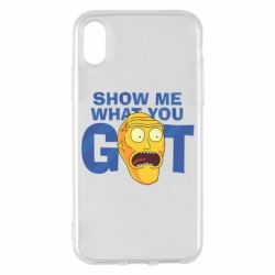 Чехол для iPhone X/Xs Show me what you got - PrintSalon