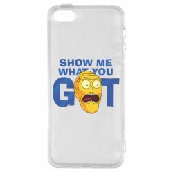 Чехол для iPhone5/5S/SE Show me what you got - PrintSalon