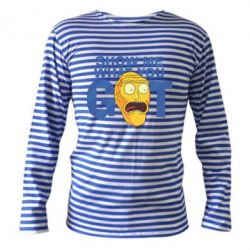 Тельняшка с длинным рукавом Show me what you got - PrintSalon