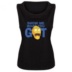 Женская майка Show me what you got - PrintSalon