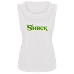 Женская майка Shrek - PrintSalon