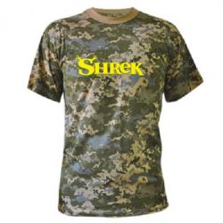 Камуфляжная футболка Shrek - PrintSalon