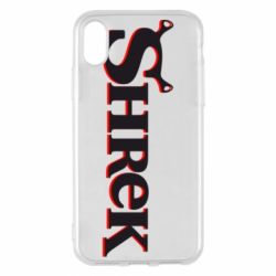 Чехол для iPhone X/Xs Shrek - PrintSalon