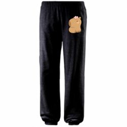 Штани Капібара з квіткою - PrintSalon