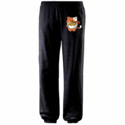 Штаны Cat and Ramen - PrintSalon