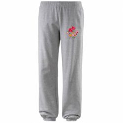 Штаны Flowers and Butterflies - PrintSalon