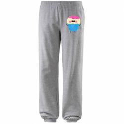 Штаны Funny cupcake with smile - PrintSalon