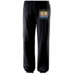 Штаны Jesus will save - PrintSalon