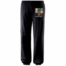 Штани Minecraft character heads - PrintSalon