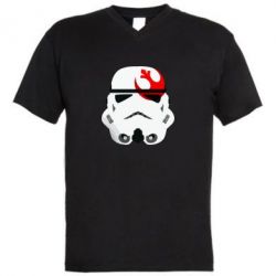 Мужская футболка  с V-образным вырезом Штурмовик - PrintSalon