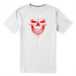 Мужская футболка премиум Silhouette of a skull - PrintSalon