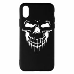 Чехол для iPhone X/Xs Silhouette of a skull - PrintSalon