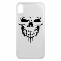Чехол для iPhone Xs Max Silhouette of a skull - PrintSalon