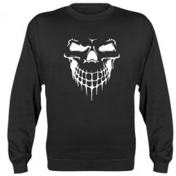 Cвитшот Silhouette of a skull - PrintSalon