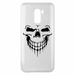 Чехол для Xiaomi Pocophone F1 Silhouette of a skull - PrintSalon