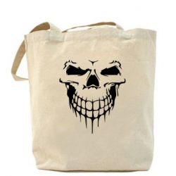 Эко-сумка Silhouette of a skull - PrintSalon