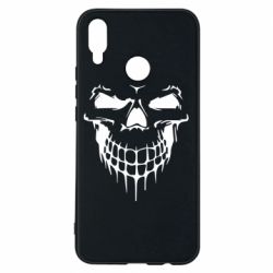 Чехол для Huawei P Smart Plus 2018 Silhouette of a skull - PrintSalon