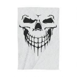 Полотенце с принтом Silhouette of a skull - PrintSalon