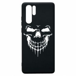 Чехол для Huawei P30 Pro Silhouette of a skull - PrintSalon