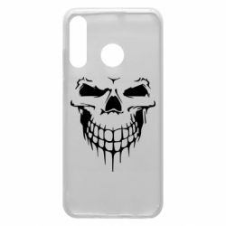 Чехол для Huawei P30 Lite Silhouette of a skull - PrintSalon
