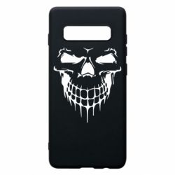 Чехол для Samsung S10+ Silhouette of a skull - PrintSalon