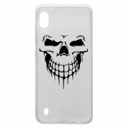 Чехол для Samsung A10 Silhouette of a skull - PrintSalon