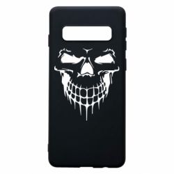 Чехол для Samsung S10 Silhouette of a skull - PrintSalon