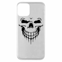 Чехол для iPhone 11 Silhouette of a skull - PrintSalon