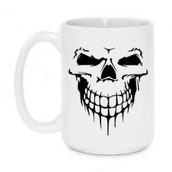 Чашка 420ml Silhouette of a skull - PrintSalon